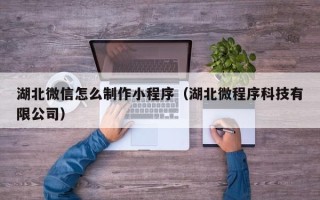 临海湖北微信怎么制作小程序（湖北微程序科技有限公司）